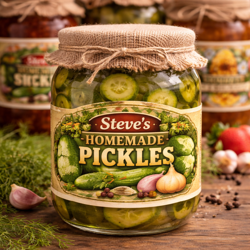 Jar Label Stickers
