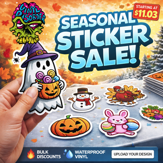 Seasonal Sticker Sale 2" - 9"