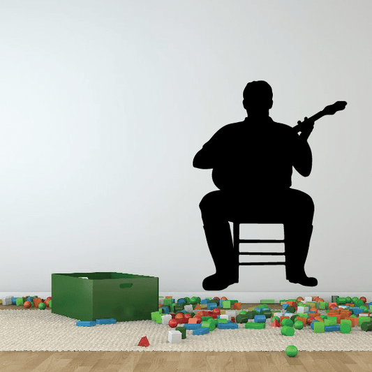 Image of Banjo Player Decal