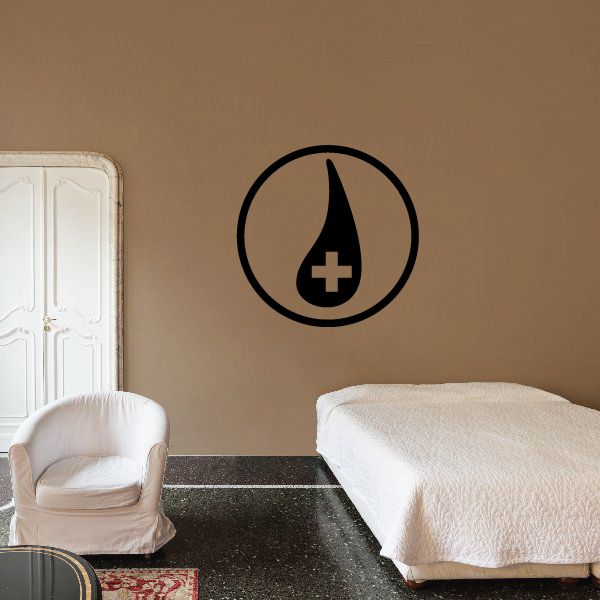 Image of Blood Donation Wall Decal - Vinyl Decal - Car Decal - Business Sign - MC385