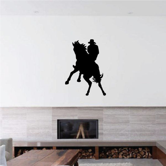Image of Cowboy Wall Decal - Vinyl Decal - Car Decal - 144
