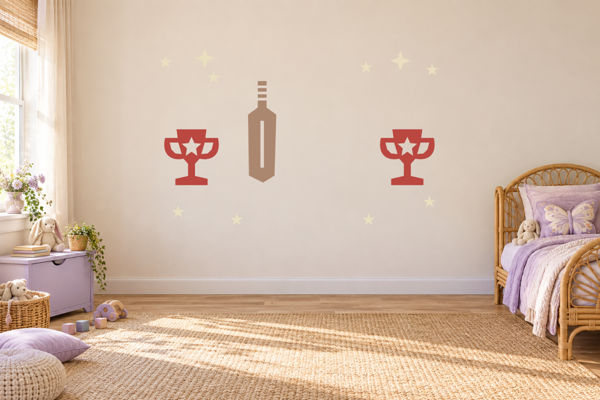 Cricket Boundary Dreams Wall Decal Kit