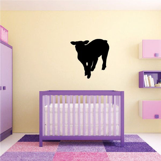 Black sheep wall decal silhouette