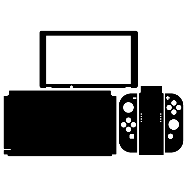 Custom skin wrap for Nintendo Switch console