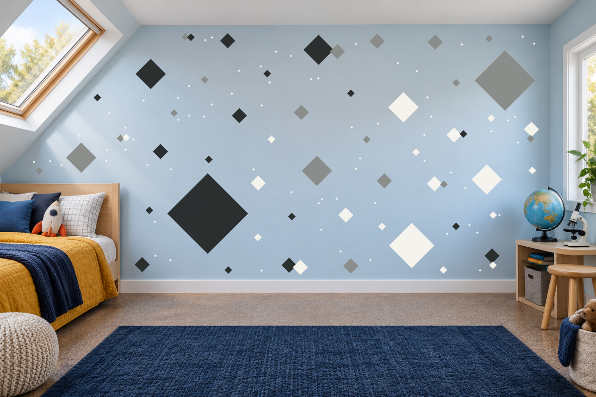 Diamond Scatter Wall Decal Kit