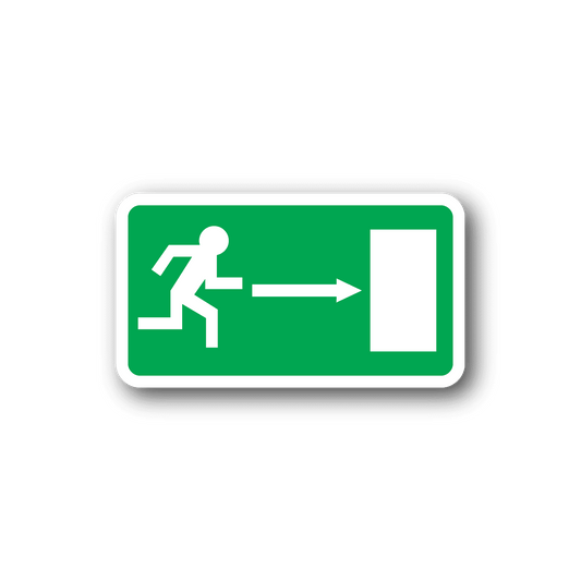 Image of Emergency Door Sticker