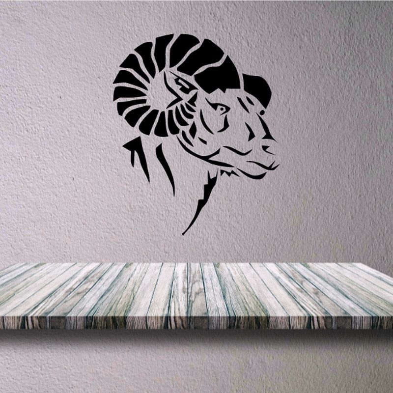 Image of Grand Ram Head Decal