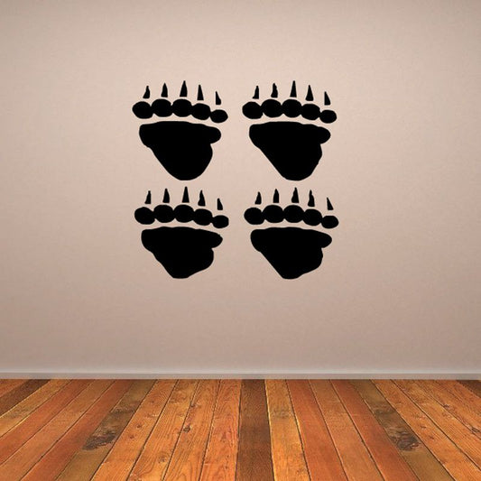 Image of Grizzly Bear Track Decal