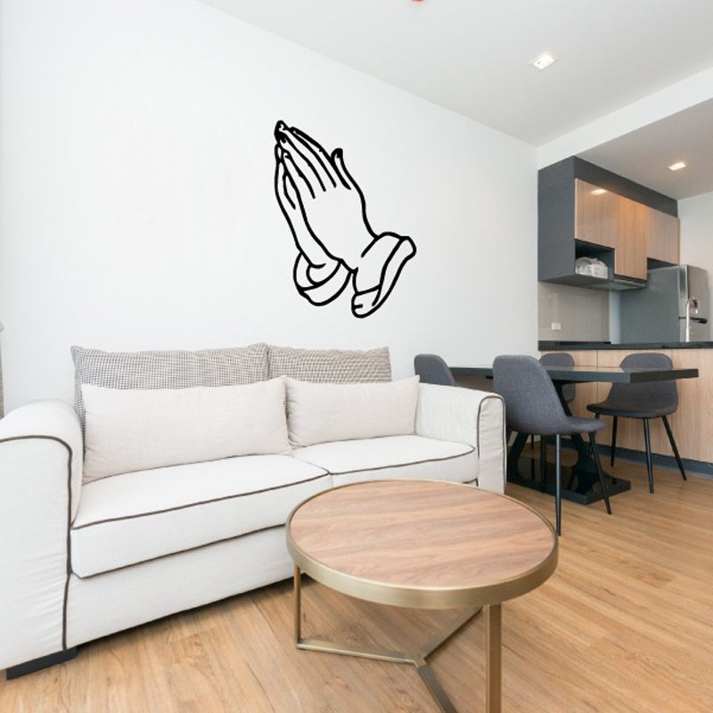 Image of Hands Praying Decal