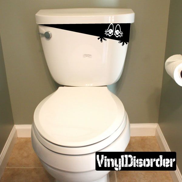 Image of Happy Toilet Monster Decal