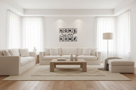 Image of Home Sweet Home Tile Wall Quote