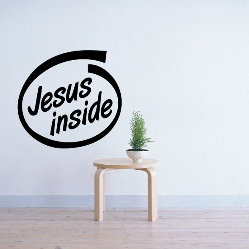Image of Jesus Inside Wall Decal