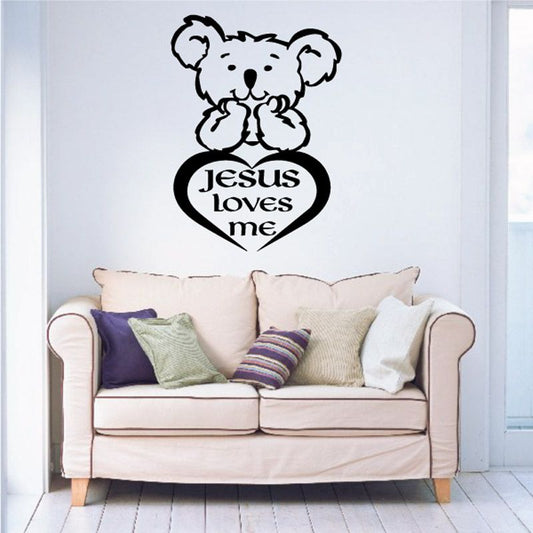 Image of Jesus Loves me Decal