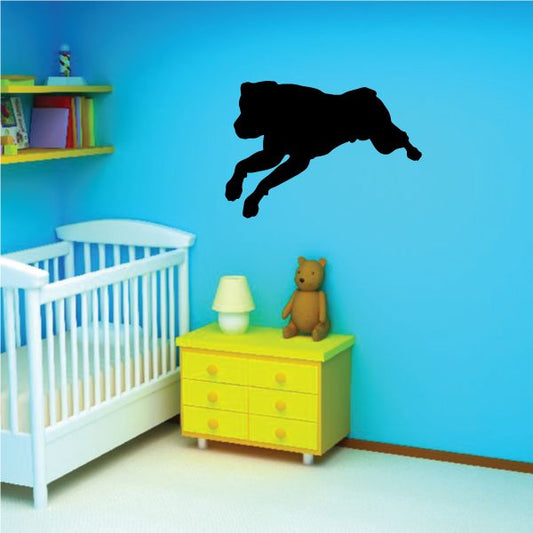 Image of Jumping Rottweiler Decal