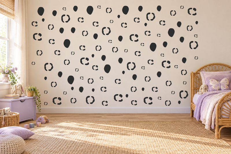 Leopard Lounge Wall Decal Kit
