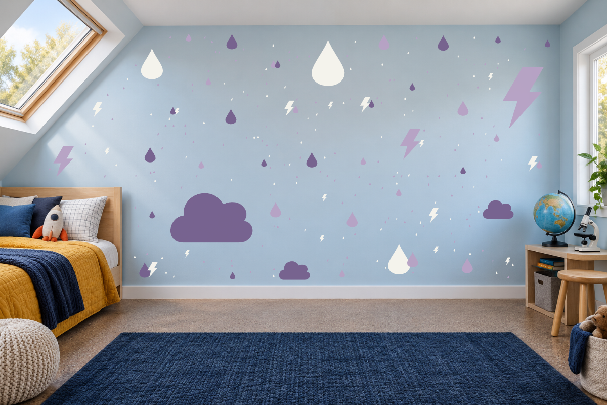 Little Storm Chasers Wall Decal Kit