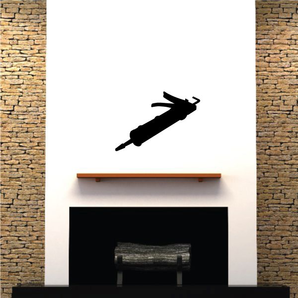 Image of Loaded Caulking Gun Decal