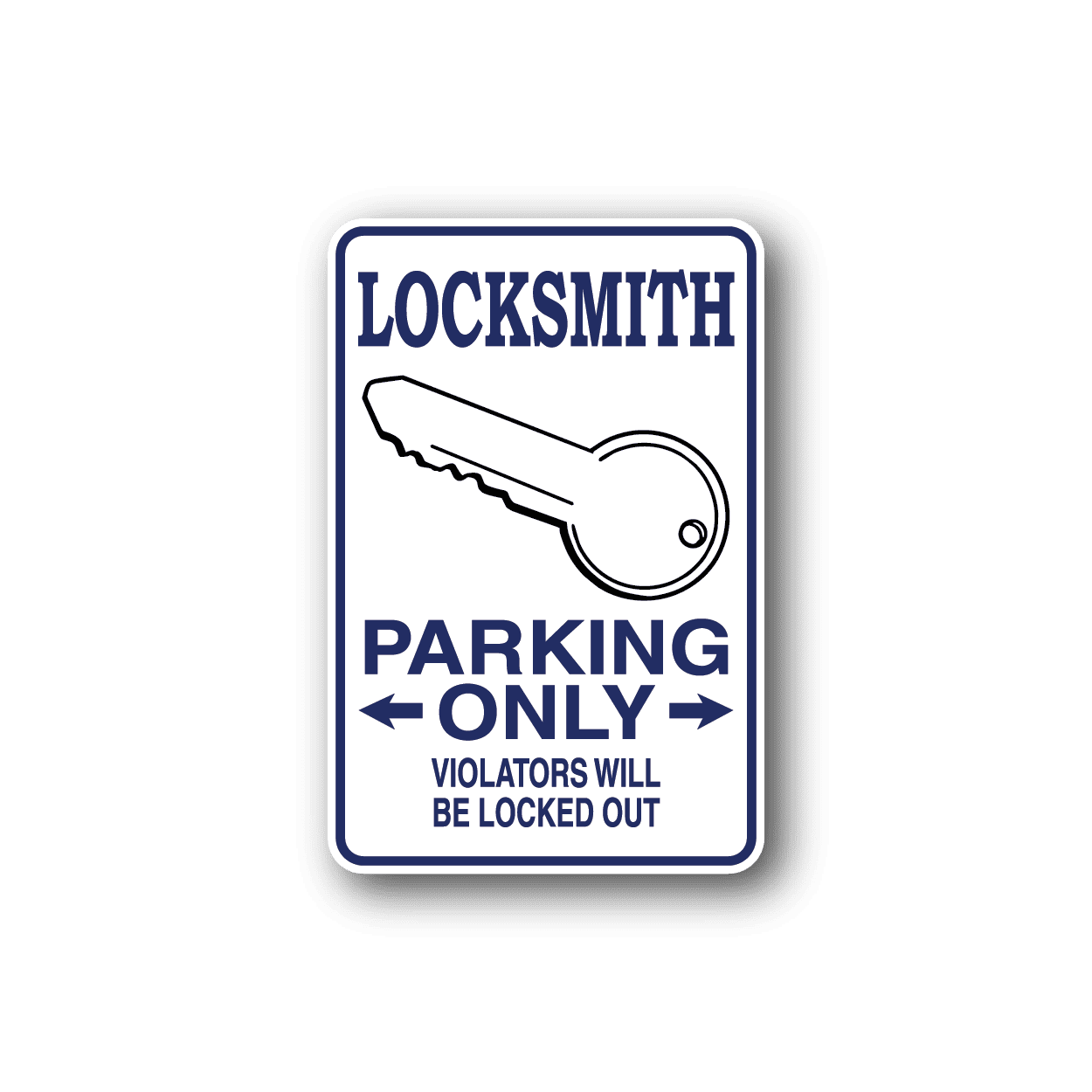 Image of Locksmith Parking Only Sticker
