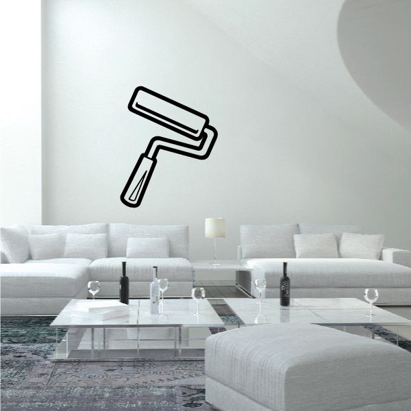 Image of Metal Paint Roller Decal