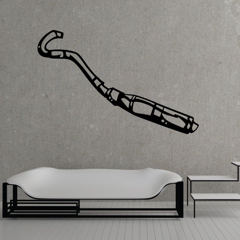 Image of Motorcycle Sport Bike Exhaust Decal