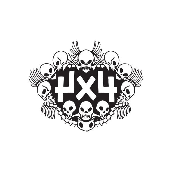 Image of Off Road 4 x 4 Skulls Decal