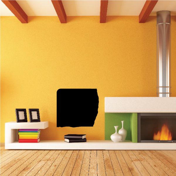 Black irregular vinyl wall decal sticker