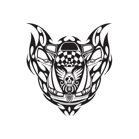 Image of Racing Graphic Wall Decal - Vinyl Decal - Car Decal - DC 23065