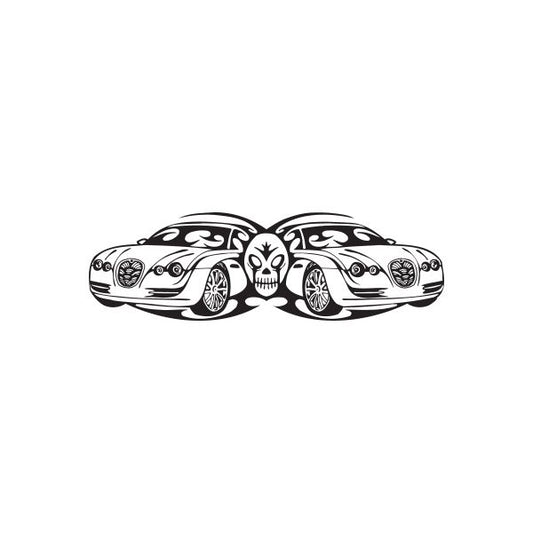 Image of Racing Graphic Wall Decal - Vinyl Decal - Car Decal - DC 23078