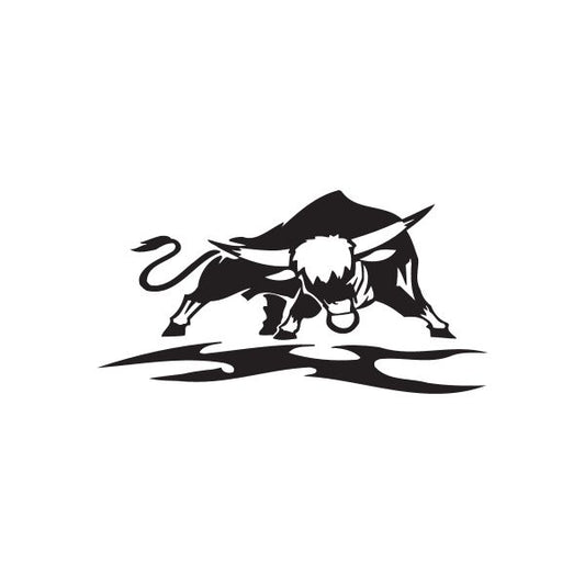 Black racing graphic wall decal featuring a winged helmeted rider