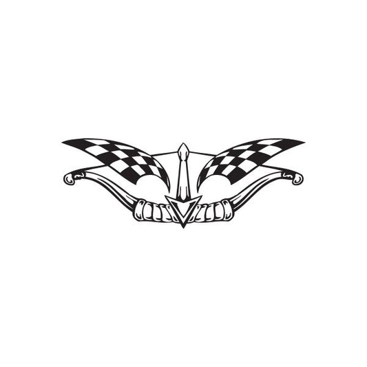 Image of Racing Graphic Wall Decal - Vinyl Decal - Car Decal - DC 8033