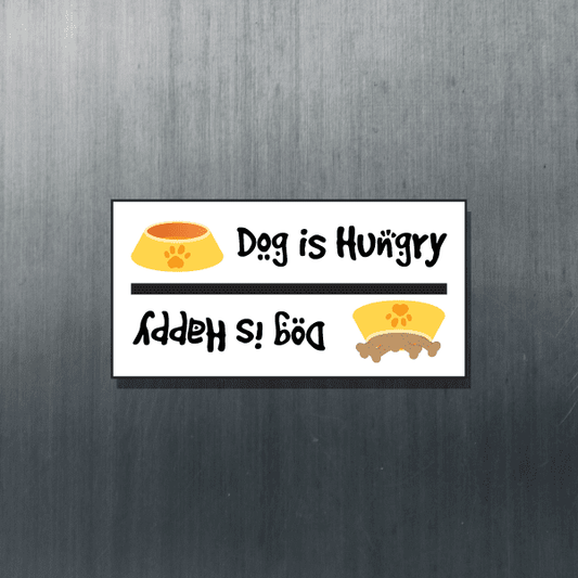 Remember to Feed the Dog Rectangle Magnet