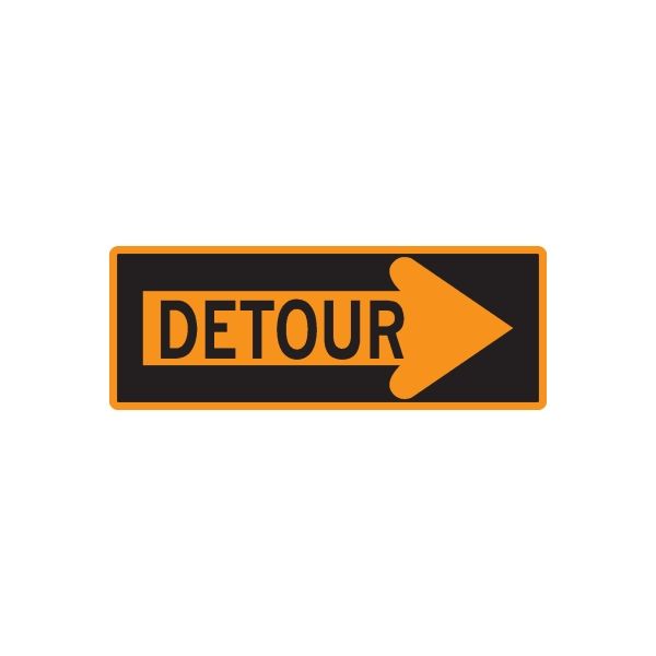 Image of Road Sign Wall Decal - Vinyl Sticker - Car Sticker - Die Cut Sticker - CD089