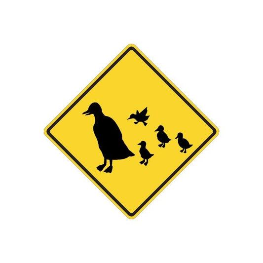 Image of Road Sign Wall Decal - Vinyl Sticker - Car Sticker - Die Cut Sticker - CD102