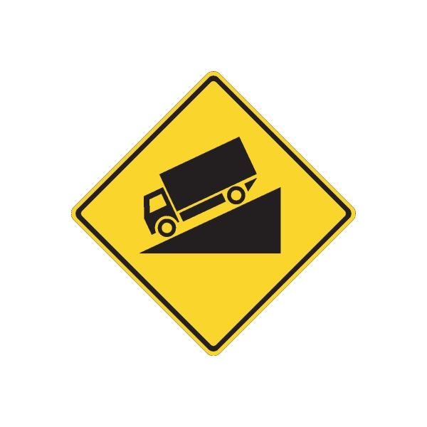 Image of Road Sign Wall Decal - Vinyl Sticker - Car Sticker - Die Cut Sticker - CD107