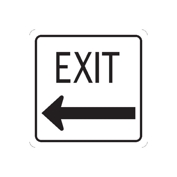 Image of Road Sign Wall Decal - Vinyl Sticker - Car Sticker - Die Cut Sticker - CD151