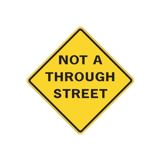 Image of Road Sign Wall Decal - Vinyl Sticker - Car Sticker - Die Cut Sticker - CD274