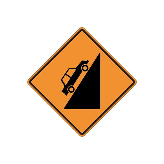 Image of Road Sign Wall Decal - Vinyl Sticker - Car Sticker - Die Cut Sticker - CD340