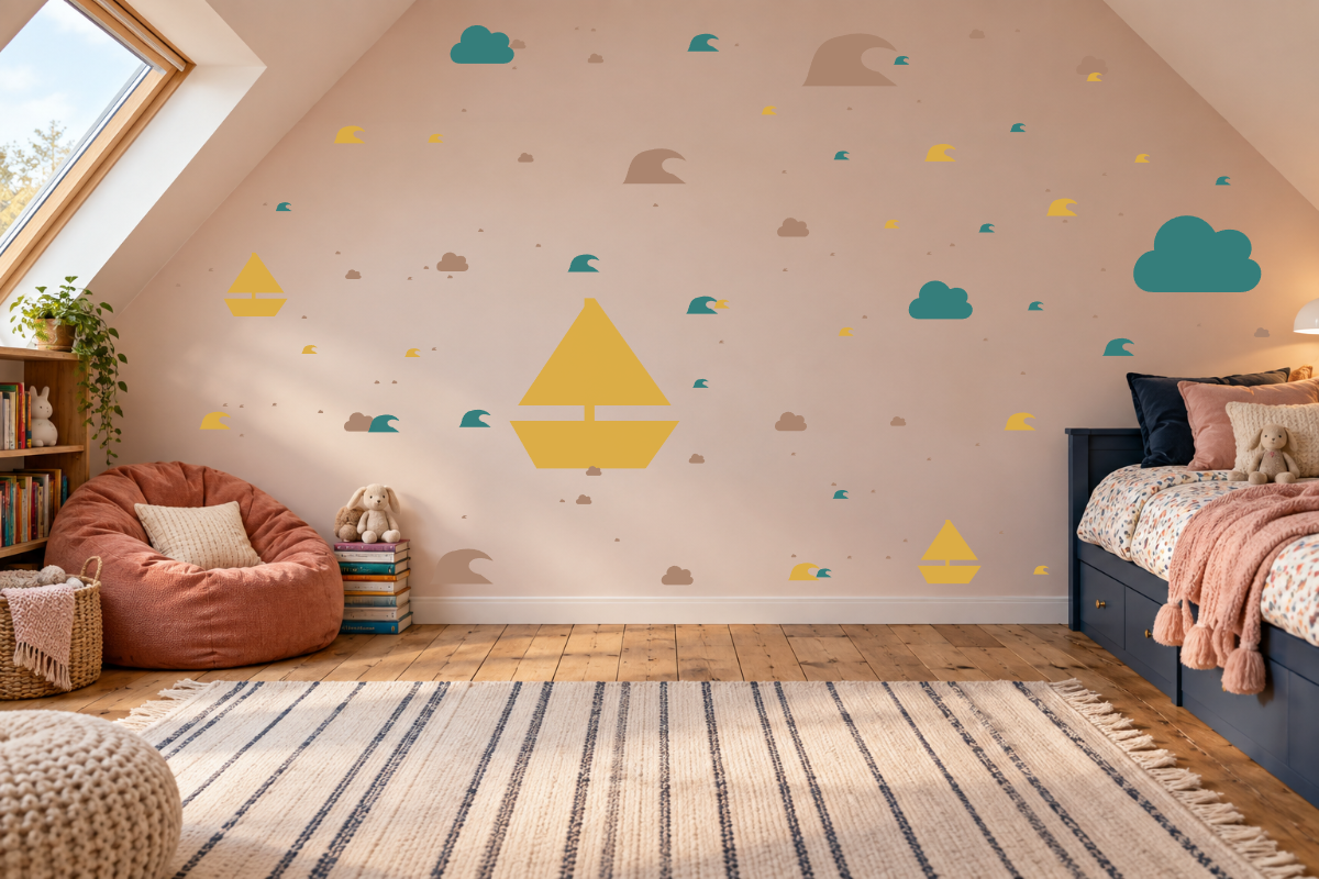 Sailing Away Wall Decal Kit