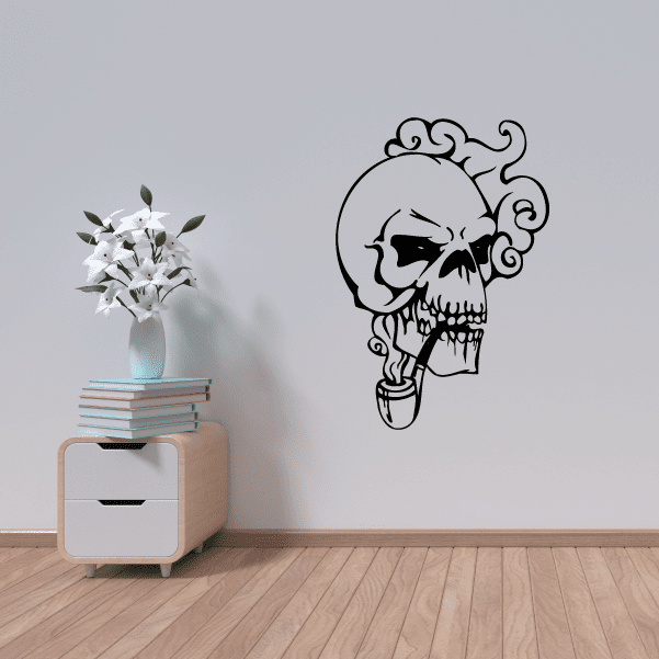 Image of Skull Wall Decal - Vinyl Decal - Car Decal - SM036