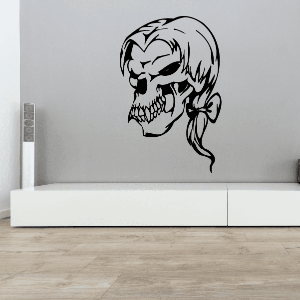 Image of Skull Wall Decal - Vinyl Decal - Car Decal - SM090