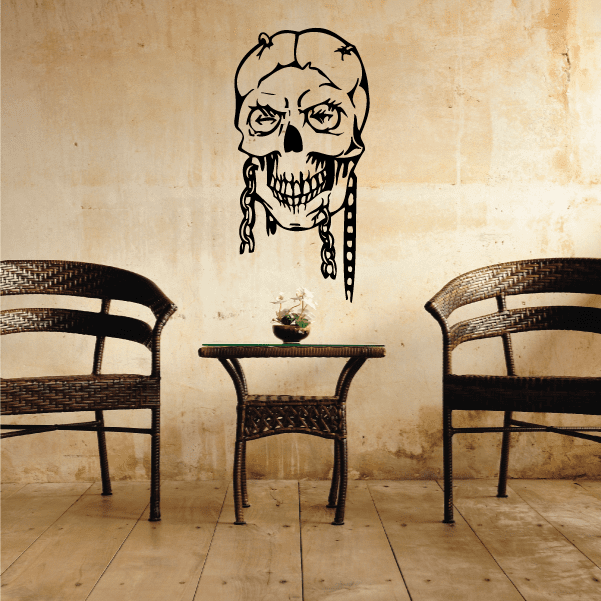 Image of Skull Wall Decal - Vinyl Decal - Car Decal - SM091