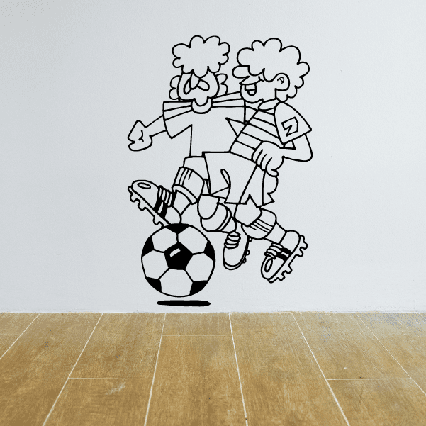 Image of Soccer Wall Decal - Vinyl Decal - Car Decal - Bl157