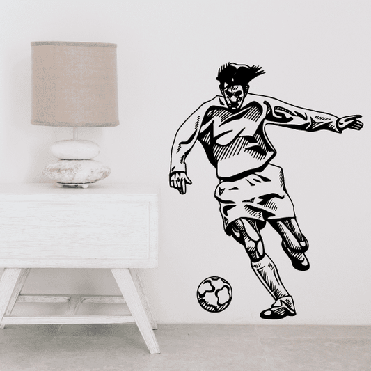 Image of Soccer Wall Decal - Vinyl Decal - Car Decal - CDS026