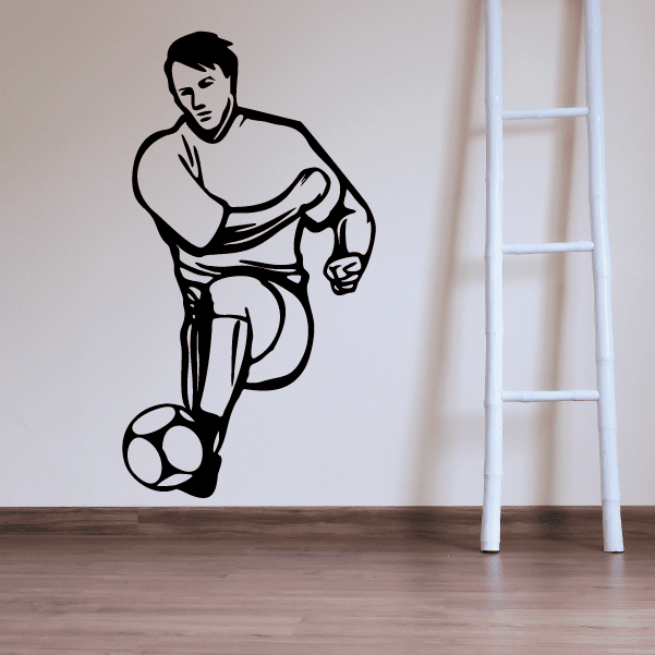 Image of Soccer Wall Decal - Vinyl Decal - Car Decal - CDS052