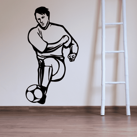 Image of Soccer Wall Decal - Vinyl Decal - Car Decal - CDS052