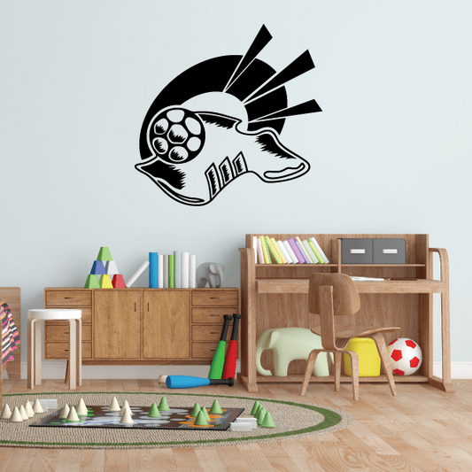 Image of Soccer Wall Decal - Vinyl Decal - Car Decal - CDS101