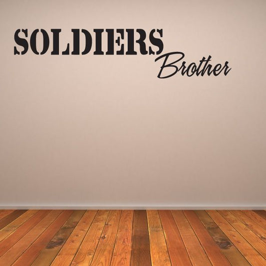 Image of Soldiers Brother Decal
