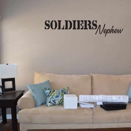 Image of Soldiers Nephew Decal