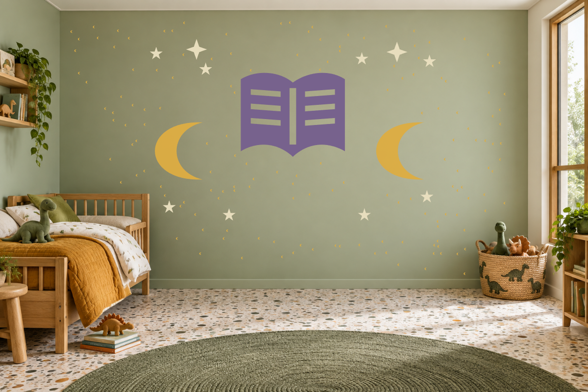 Storytime Under the Stars Wall Decal Kit