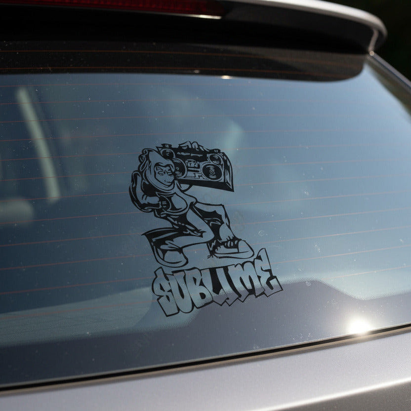 Image of sublime oldschool flyer Decal